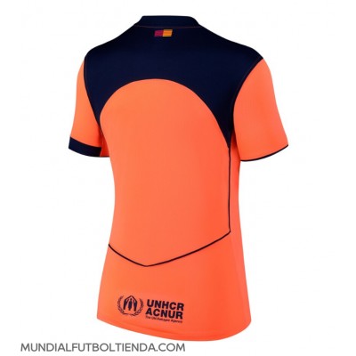 Camiseta Barcelona Tercera Equipación Replica 2025-26 para mujer mangas cortas Camiseta Barcelona Tercera Equipación Replica 2025-26 para mujer mangas cortas